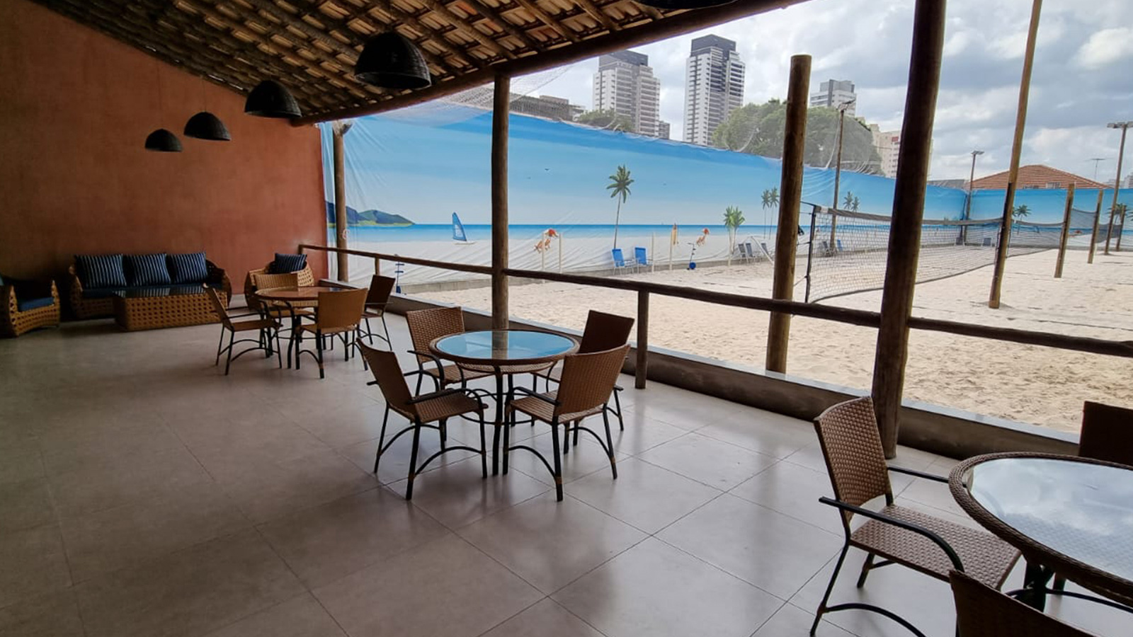 Imagem do Local do Torneio de Beach Tennis